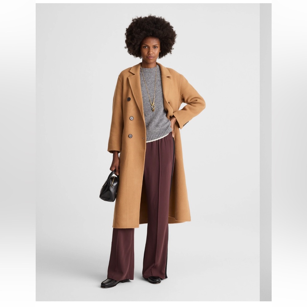 Madewell Double-Faced Brushed Long Coat - size M